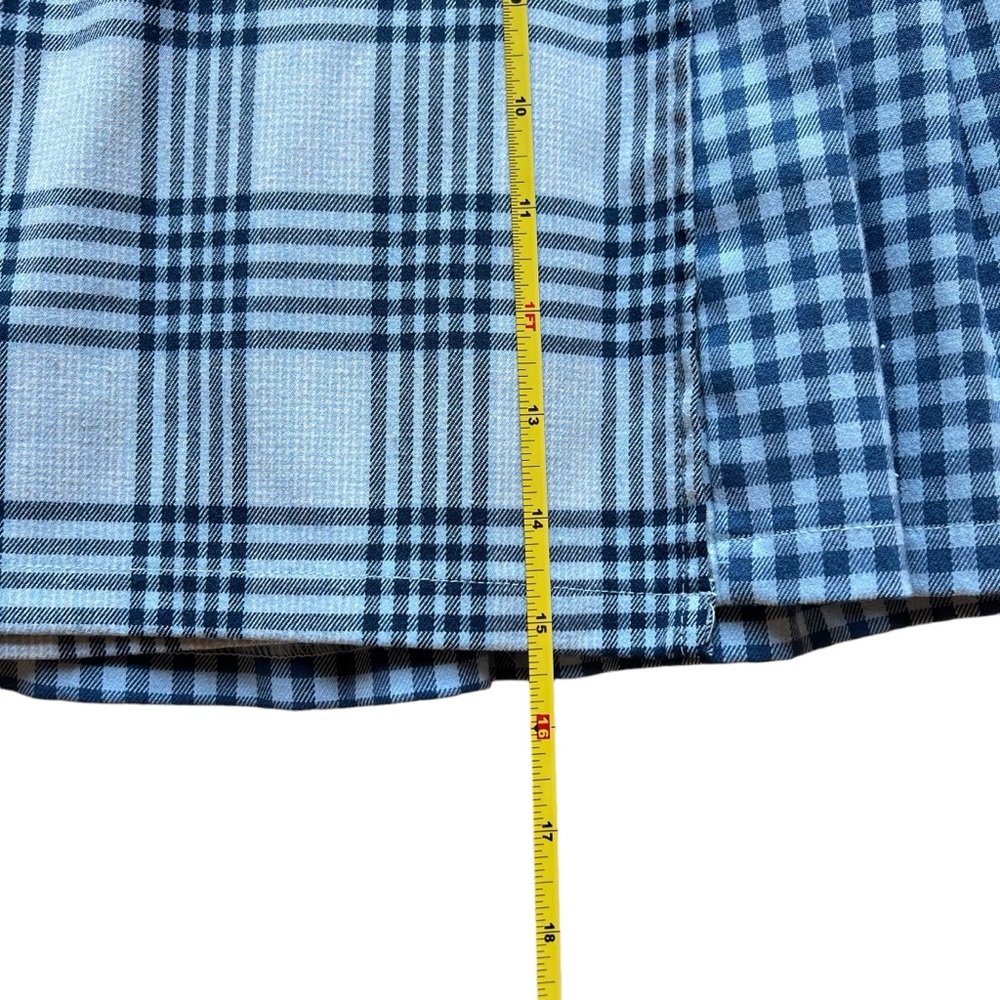Urban Outfitters Teal Blue Plaid Skirt Size XS - Picture 5 of 5